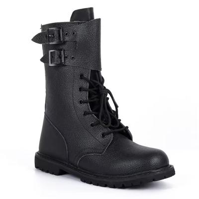 Security Molded Sole Boots Leather Tactical Work Boots Waterproof Combat Boots