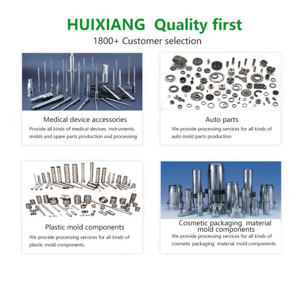 SKD61 Auto Plastic Mould Parts , Verticality 0.005mm Precision Core Pins