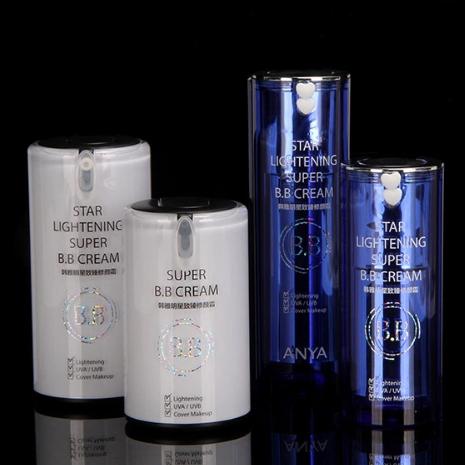 Flacon pompe airless en PP 30ml 50ml pour produits de soins personnels (MC-216)