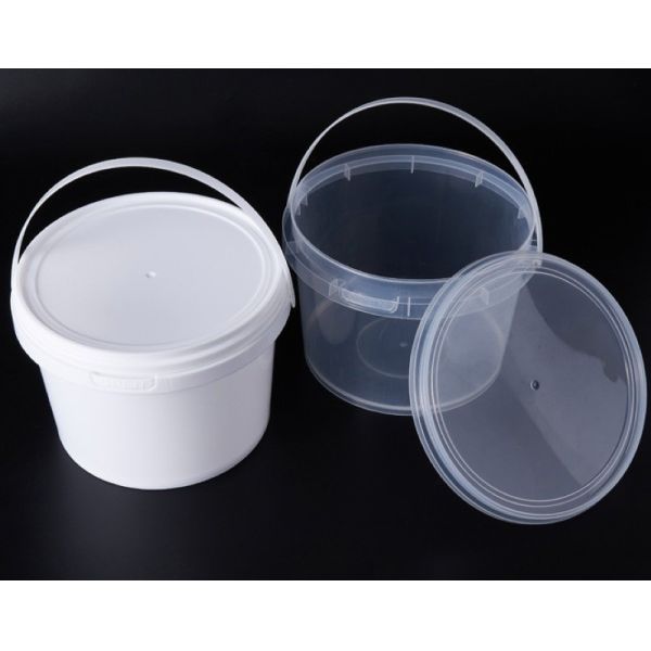 3 Gallon Freezer Ice Cream Plastic Container with Leak Proof Lid Handle and Accessories