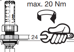 Os distribuidores do aquecimento Underfloor da água fluem bronze folheado a níquel do medidor/regulador 1/2”