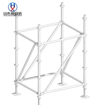 Hot Dip Galvanized Metal Scaffolding Parts Tray Buckle Feet Adjustable 40*2.0