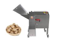 Máquina de trituração tridimensional comercial de vegetais e cogumelos 1000 kg/h com grande entrada