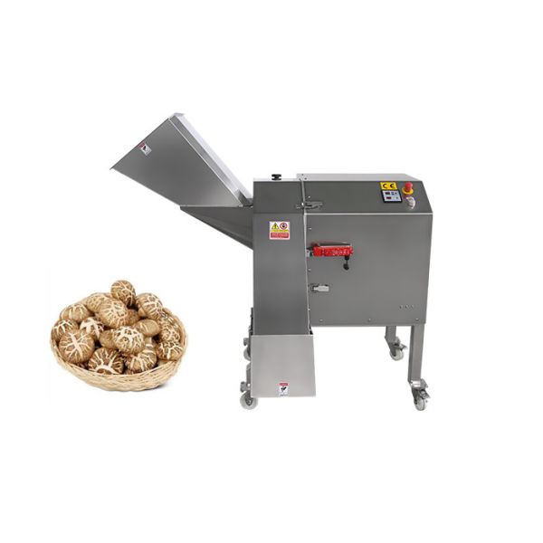 Three Dimension Commercial Vegetable And Mushroom Dicing Machine 1000kg/H With Large Inlet