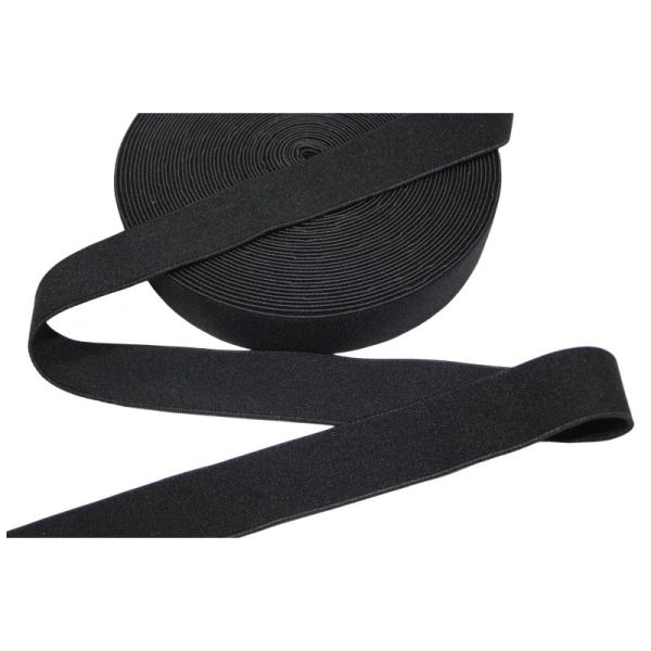 Wide 2 Inch 5cm Black Soft Nylon Elastic Waistband For Underwear