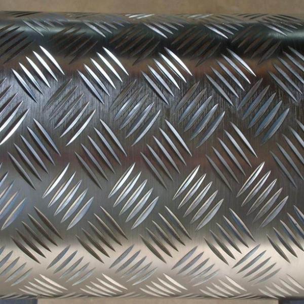 3mm 4mm 5mm Aluminum Checkered Plate Alloy With PVC Film Covered