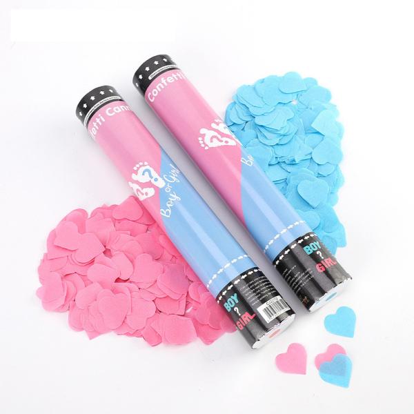Safe Powder Gender Reveal Cannon Custom Confetti Poppers Handheld