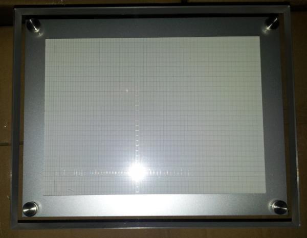 Black Border Battery ODM A5 Crystal LED Light Box