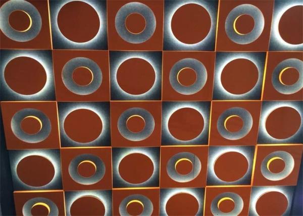 Home Theater Acoustic Wall Panels , Decorative Wall Light Panels 9mm / 12mm