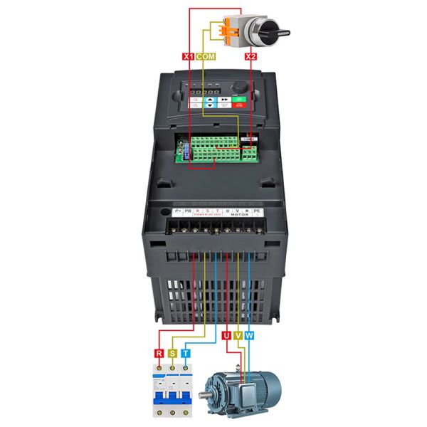 Custom 7.5kW Vector Control Frequency Inverter VFD AC Drive with CE Certification for Industrial Applications