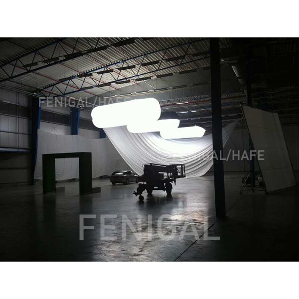 Tube Helium Protable lighting balloon specialized for film sports uplighting Production