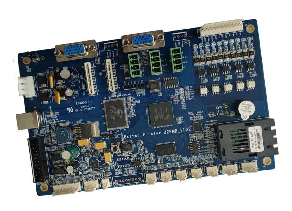 Cabeça do dobro do sistema de controlo USB2.0 da impressora a jato de tinta TX800 para a impressora UV do leito