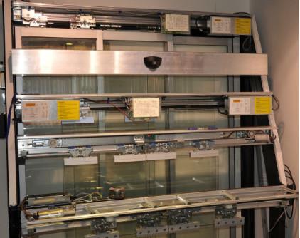 120kgx2 Grayness Smart Automatic Sliding Door Opener Electric Similar As Kaba