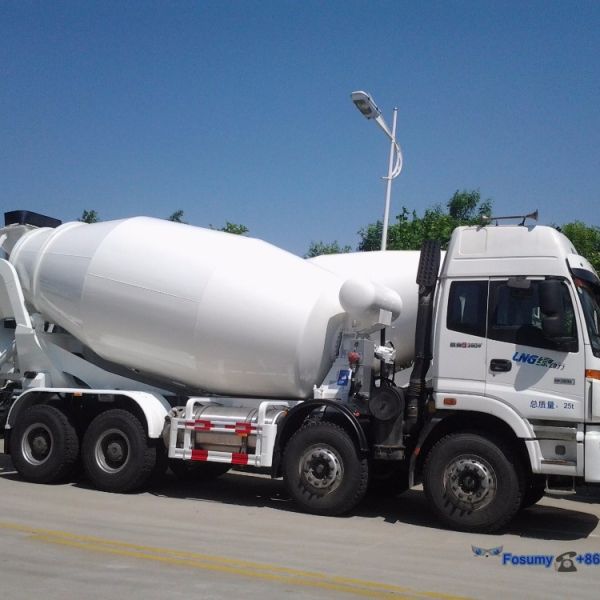250kw Euro 2 371hp 8X4 Manual Control 16 m³ 12 Ton Concrete Mixer Truck