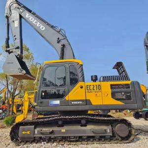 新着 90% 新しい VOLVO オリジナル中古油圧ショベル EC210 中古掘削機 高性能