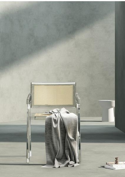 Modern Acrylic Stacking Kitchen Dining Room Arm Chair In Clear Fully Assembled Chair Transparent Plastic Dining