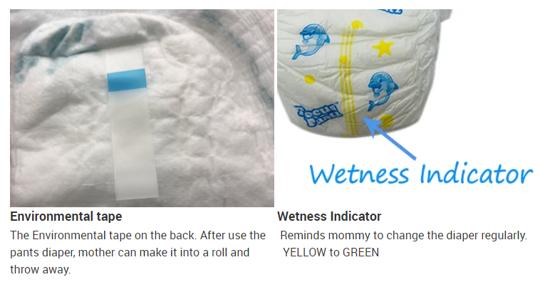 OEM Custom Disposable Baby Training Diaper Pull Ups Pants Diaper