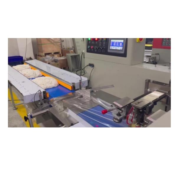 Small Stainless Steel Type Horizontal Biscuit Packing Cookies Chocolate Bar Pillow Packaging Machine