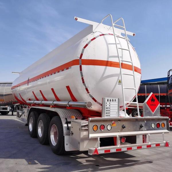 3 eixos 42000 45000 litros Alumínio Carbono Aço Tanker de óleo Tanque de combustível Semi-remolque Tanker de óleo Truck trailer