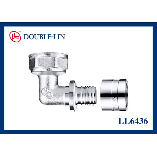 Латунного женского штуцеры трубы локтя 20×F1/2» Pex