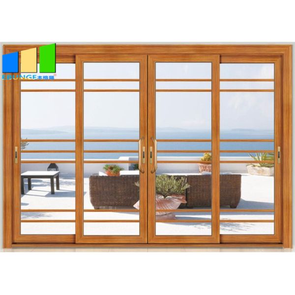 大きい折れ戸ベトナムのための部屋ディバイダーのアコーディオンの折れ戸のテラス引き込み式のFlyscreenを滑らせる