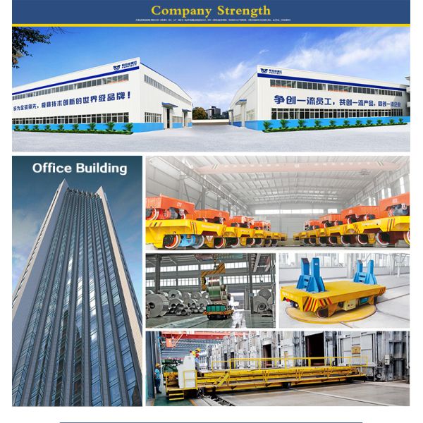 Heavy Duty Industrial Transfer Car , Large Platform Battery Motorized Carriage On Wheels