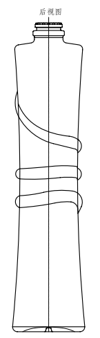 покрытие металлизирования вакуума бутылки водки 330mm высокое Роберто Cavalli