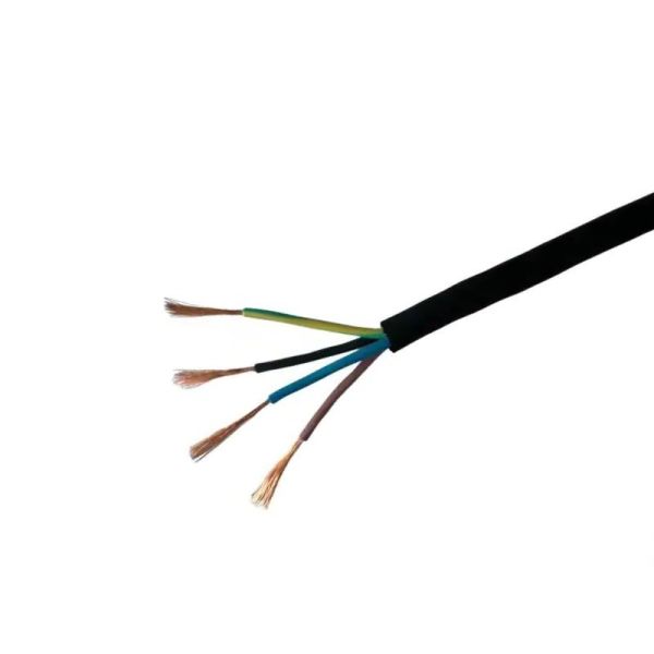 IEC 52 RVV Cable 300/300V 4 Core 1.0mm2 Flexible Power Cable PVC Copper Conductor 52 RVV/RV/BV/BVV Electric Cable Wire
