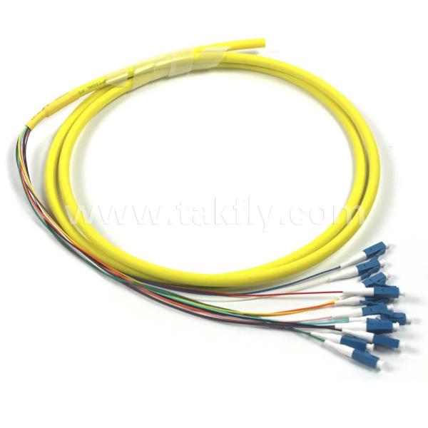 12 núcleo SC APC de modo único de fibra óptica de cable Pigtail 10000N