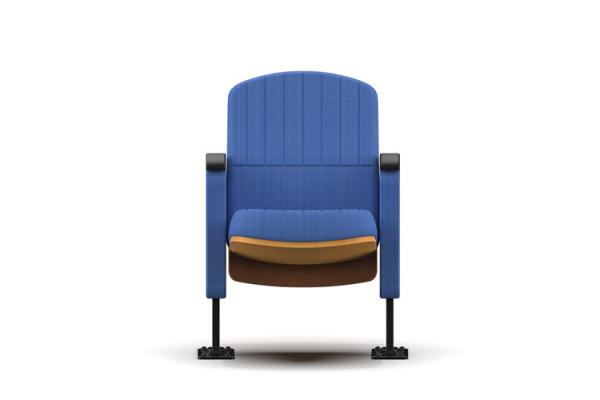 Commercial 15mm Thick Plywood Audience Seating Chairs