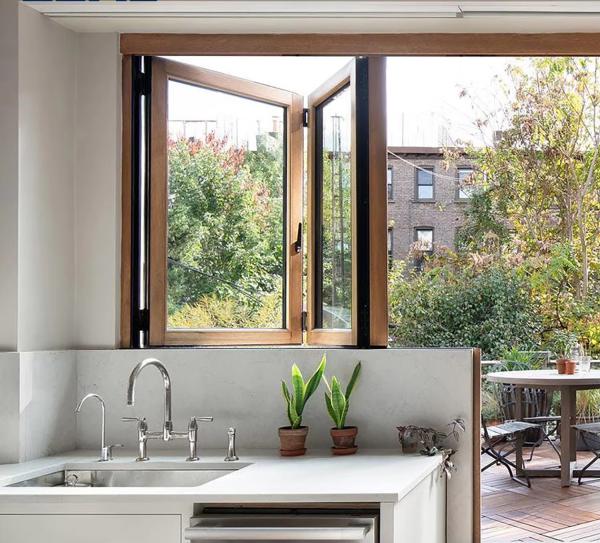 Modern Aluminum Sliding Window with Stainless Steel Hardware