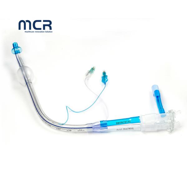 Factory Supplying Good Quality Disposable PVC Double Lumen Endotracheal Tube with Cuff Manufactures Medical Supplies