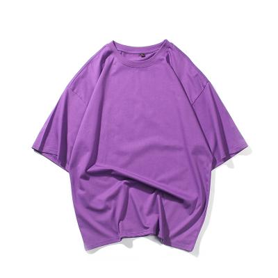 Camisas lisas antiencolhimento do algodão T do GV