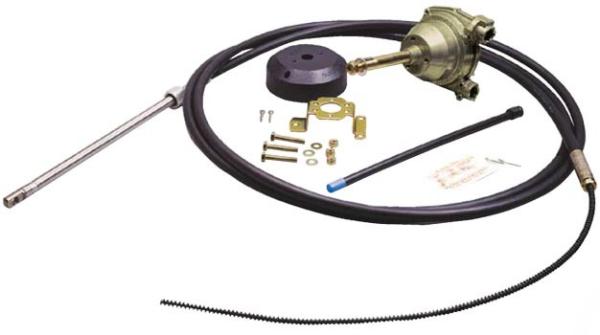 Simple Installation Mechanical Steering System With Single Cable Steering Helm