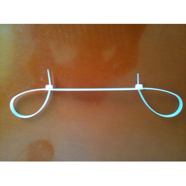 Cable Tie Manufacturer white Nylon Cable tag standard/two sides self-locking