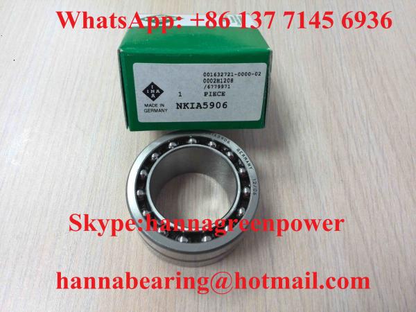 Plastic Cage NKIA5910 Needle Roller Bearings Thrust Angular Contact Bearing 50x72x30mm
