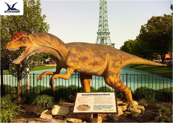 Outside Realistic Dinosaur Lawn Decorations High Simulated Lifesize Or Customized Size