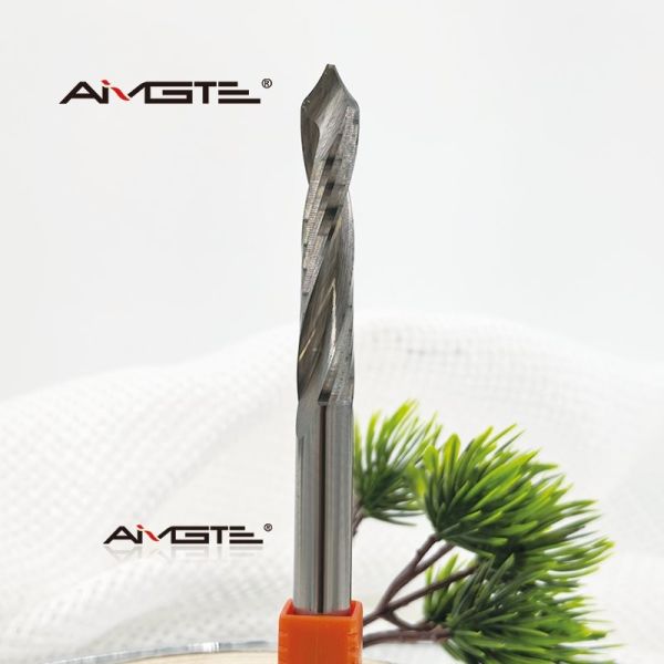 2 Flute Wood Drill Bit Through Hole Carbide Woodworking Drill For Clean Boring In Hardwood Plywood  MDF