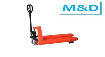 1.5 / Camion de palette manuel de couleur jaune de 2 tonnes, camion de palette