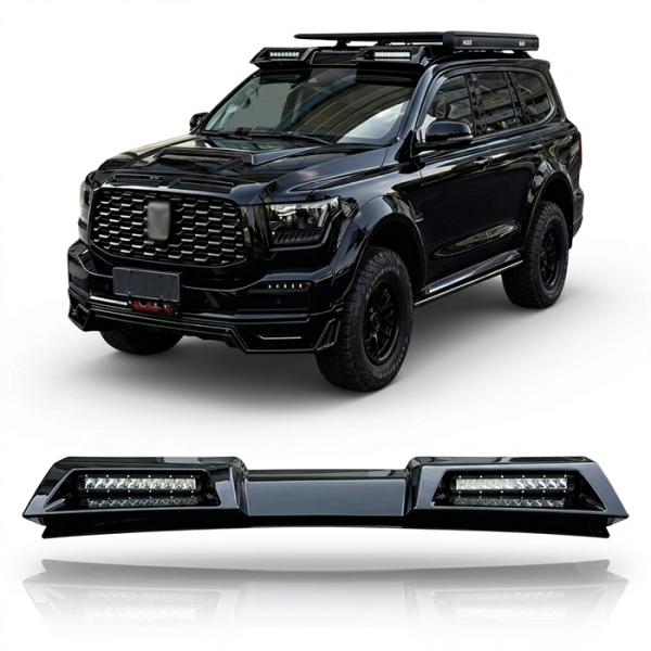 100W 120m Range Off Road Roof Led Light Bar Glossy Black ABS Housing For Tank 500 Hi4-T