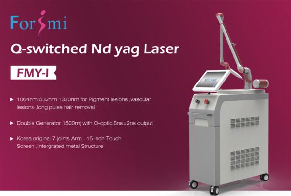 Professional smart machine 1064nm 532nm 12 inch Q-switch nd yag laser tattoo removal pain free