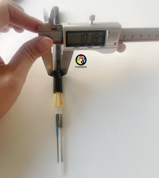 24 Hilos 48 Fo 72 96 144 Core Single / Double Sheath ADSS Outdoor Aerial All Dielectric Fiber Optical Cable Span 100m
