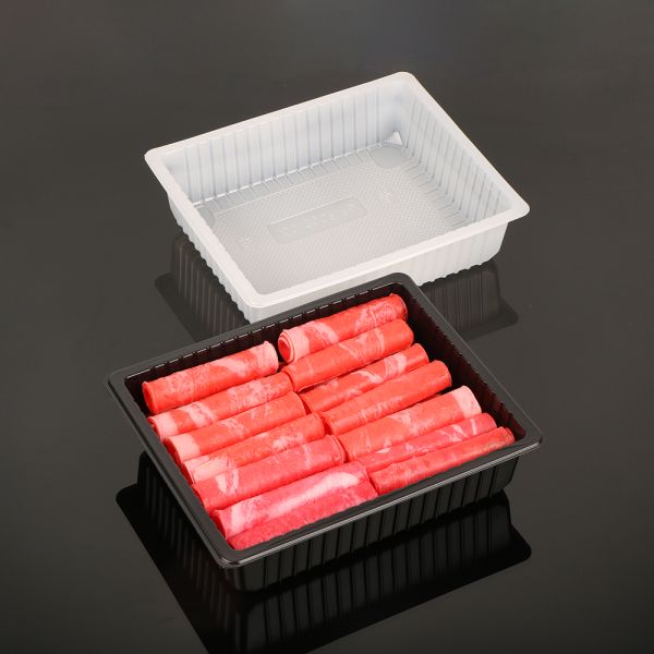 Disposable Freezing Food Grade PP Heat Sealing Plastic Frozen Food Meat Packaging Tray MAP Tray