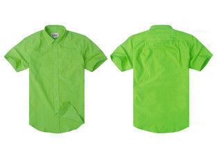 Soft Material Custom Teen School Uniform , Short Sleeve Casual School Uniform Shirts