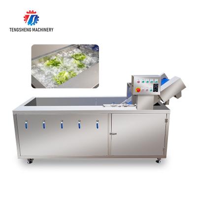 Máquina de lavar comercial da bolha de ar da cantina da escola das unidades da máquina de lavar vegetal da desinfecção do ozônio de 185KG 2.6KW