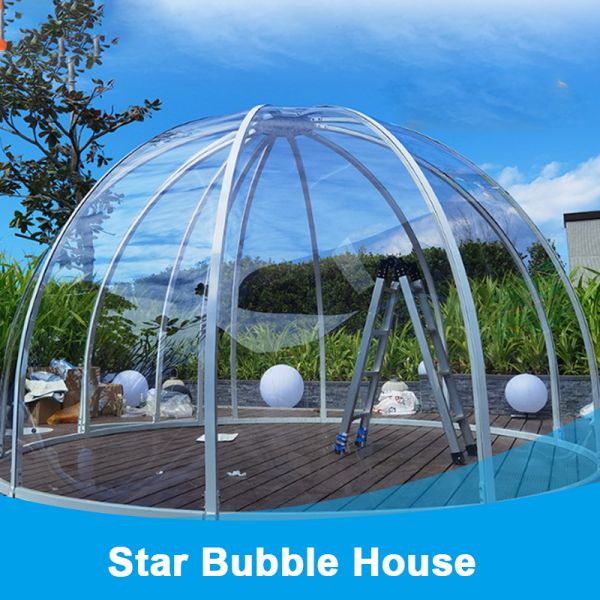 Outdoor camping Spherical star tent Hotel Homestay  Room Star Room pc transparent glass house