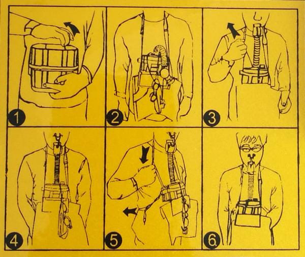 K-SB60 mining self rescuer and CE mining breathing apparatus