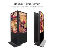 AD/Windows/Android Solution LCD Floor Stand Commercial Advertising Video Player for Indoor Digital Signage and Display