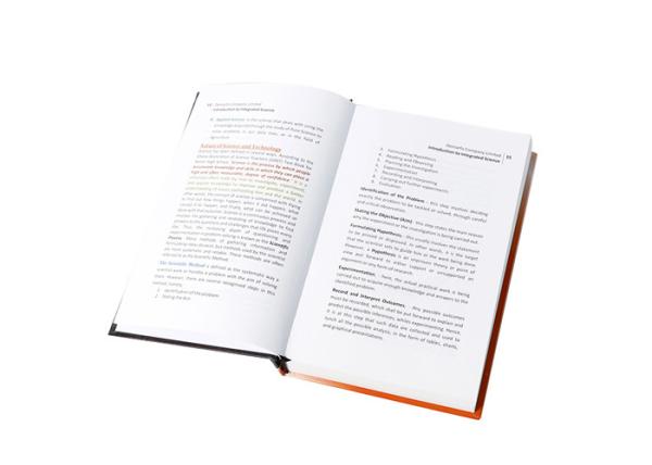 Binding Cover Hard Copy Book Printing With Light Coated Paper Pantone Color