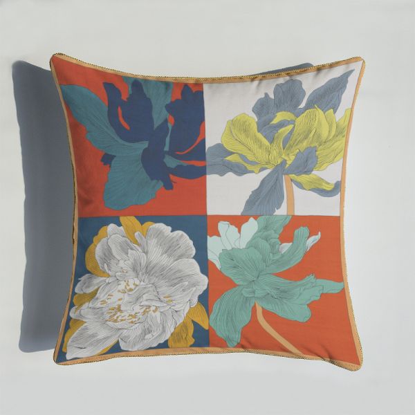 Home Decor Printed Cushion Cover Fashion Luxury Square Jacquard Throw Pillow